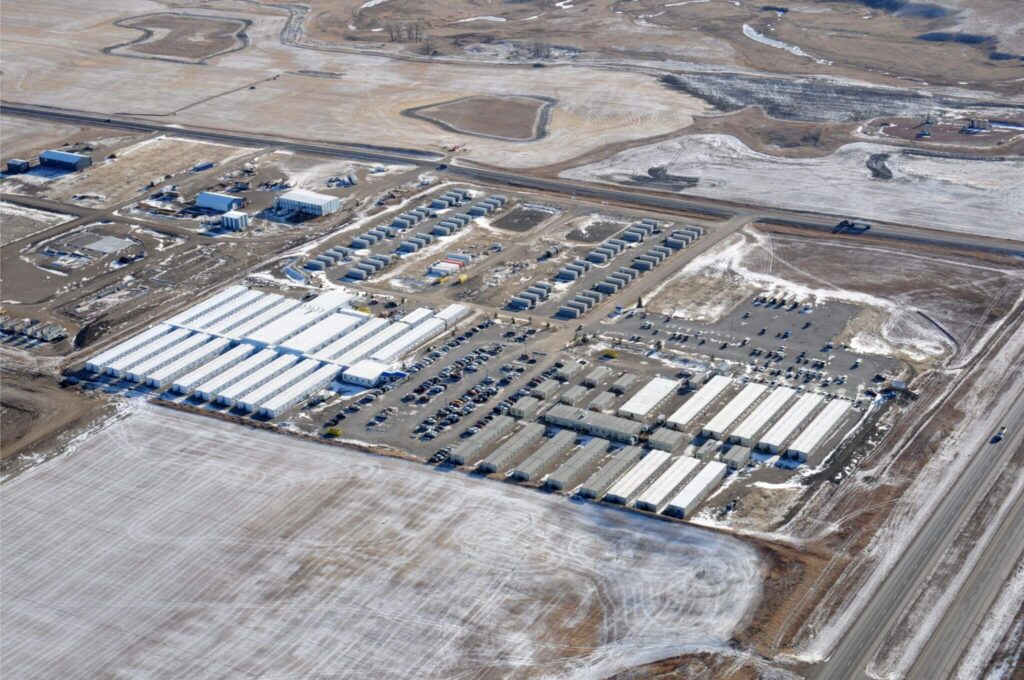 Aerial Photo of Bearpaw with Sleeper Communal Kitchen