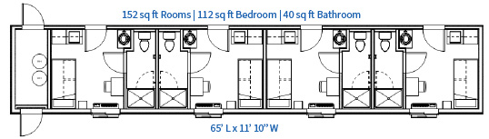 Layout Blueprint of Guerdon's Waterheater Sleeper Communal Kitchen